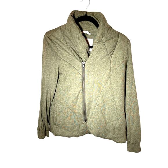 Anthropologie Saturday Sunday Green Homestead Jacket Quilted Gorpcore Pockets XS - Picture 1 of 9